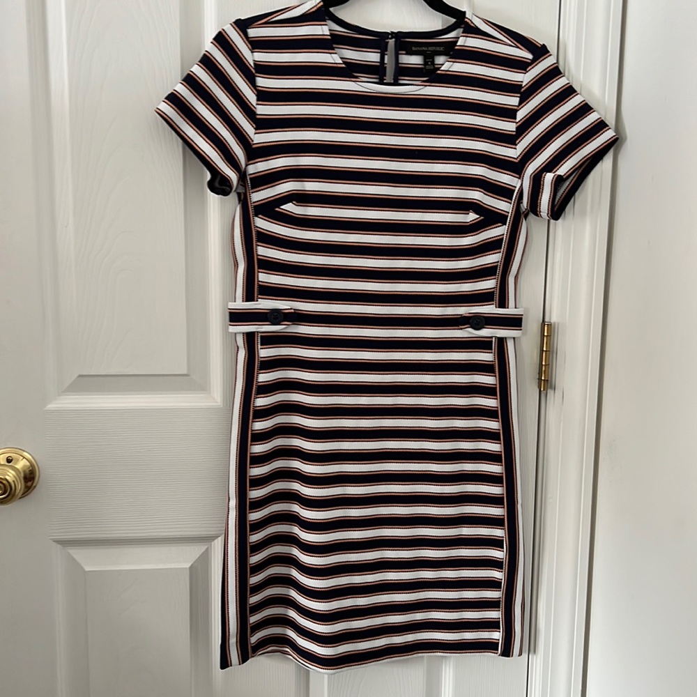 Striped Banana Republic dress